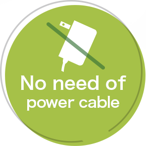 No need of power cable